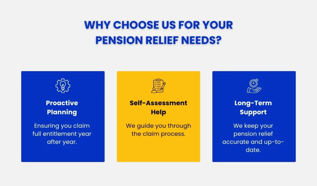 Why Choose Us for Your Pension Relief Needs