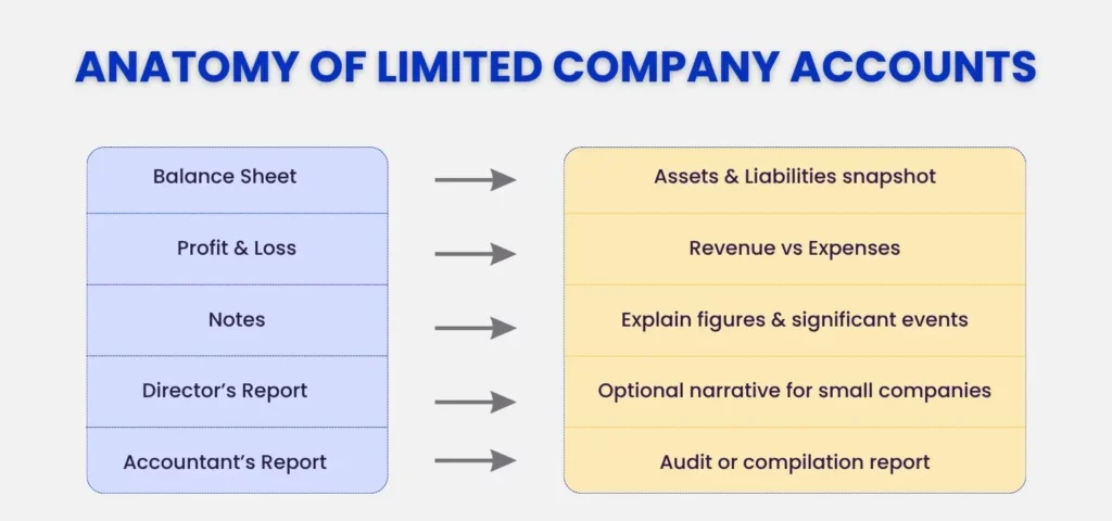 What do Annual Accounts include for a limited company